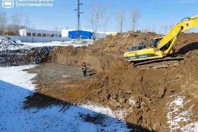 На Театральной начали строить газовую котельную