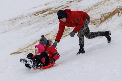 Children Love It: Muscovites Name Best City Ice Slide