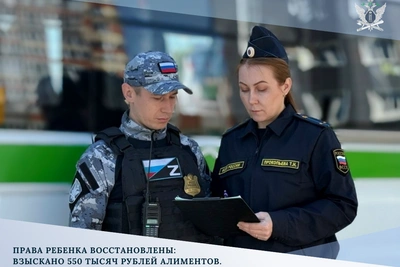 С приставами взыскано 550 тыс. рублей алиментов