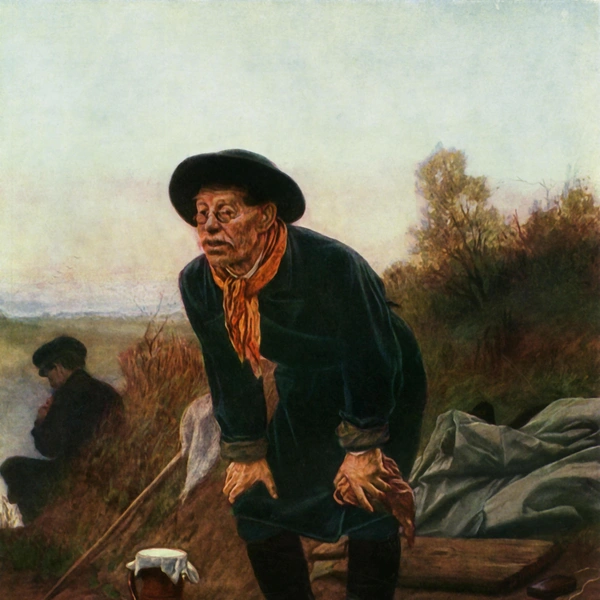 Обращался к теме рыбалки и автор «Охотников на привале» Василий Перов (1834–1882). Это полотно 1871 года он назвал «Рыболов» | Источник: The Print Collector/Heritage Images via Legion Media