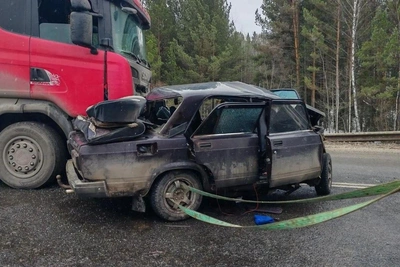 Водитель «Жигулей» погиб в ДТП возле аэропорта Красноярска