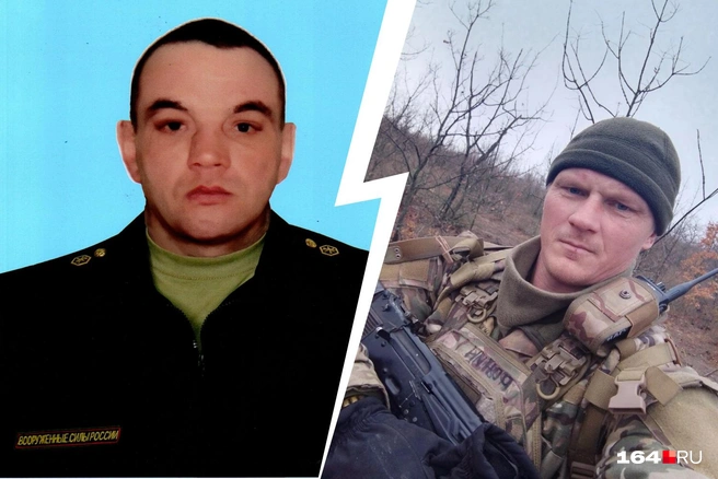 Погибшие на СВО житель Шихан Алексей Гречушников и уроженец Новобурасского района Андрей Гаврилов | Источник: Администрация МО города Шиханы / Telegram, Новобурасский район 64 / Telegram