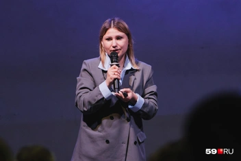 На презентации также выступила директор по продажам 59.RU Лариса Кузнецова | Источник: Тимофей Калмаков / 59.RU