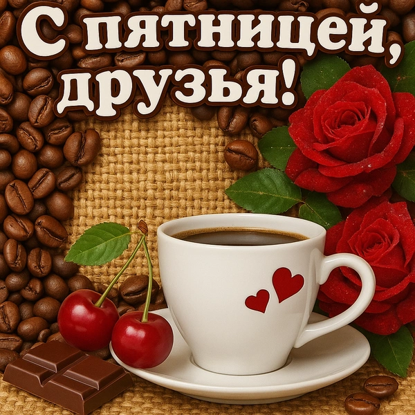 открытки с пятницей, открытки доброй пятницы, утро пятницы открытки, открытки с добрым утром пятницы, открытка с пятницей прикольная, пятница открытки красивые, открытка хорошей пятницы | Источник: theDay/DALL-E