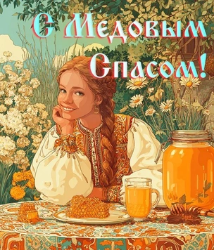 Лучшие картинки, открытки и поздравления с днем Медового Спаса в России 2025 года