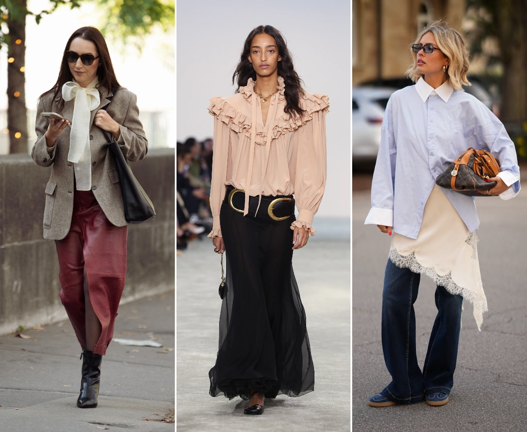 5 небанальных идей, как стилизовать блузы этой весной | marieclaire.ru