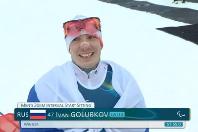 Голубков выиграл второе золото на Паралимпиаде в Италии