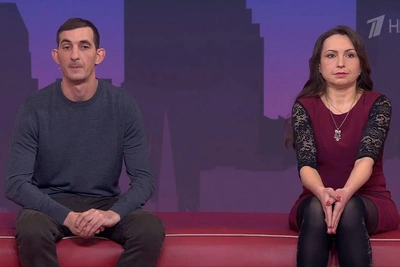 Таксист и доярка устроили скандал на ТВ из-за сына