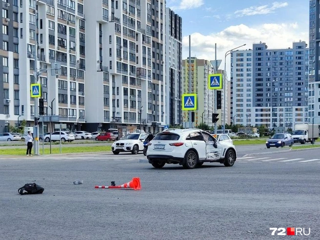 Подросток скончался на месте ДТП до приезда бригады скорой помощи | Источник: читатель 72.RU