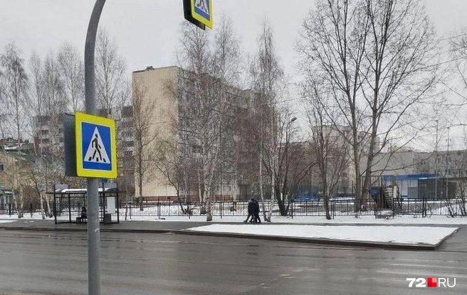 В Тобольске на прошлых выходных выпал снег | Источник: Читательница 72.RU