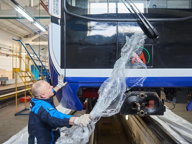 Новые вагоны обладают не только современным дизайном, но и улучшенной шумоизоляцией с плавным ходом | Источник: Александр Ощепков / NGS.RU