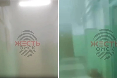 Boiling water floods Omsk college, steam fills corridors
