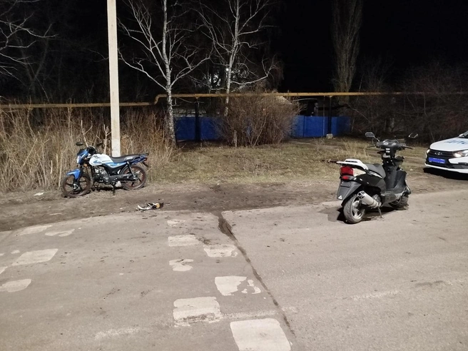 Водитель мотоцикла был пьян | Источник: МВД России по Воронежской области / T.me