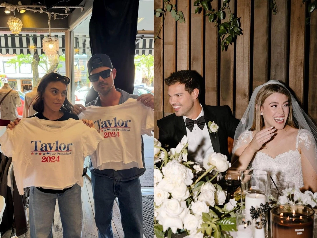 Тейлор Лотнер вместе с супругой ждут первого ребенка | marieclaire.ru