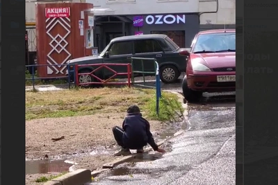 Ливень в Уфе: реки, водопады и радость в лужах