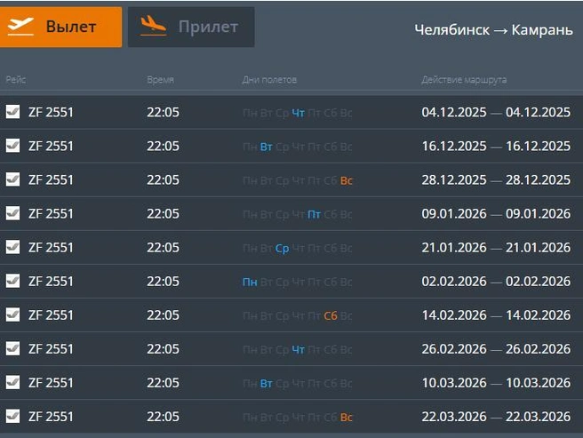 Время в пути занимает 9 часов. | Источник: cekport.ru