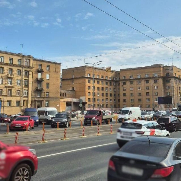 Одна аномальная зона пробок появилась утром в Петербурге | Источник: читатель «Фонтанки»