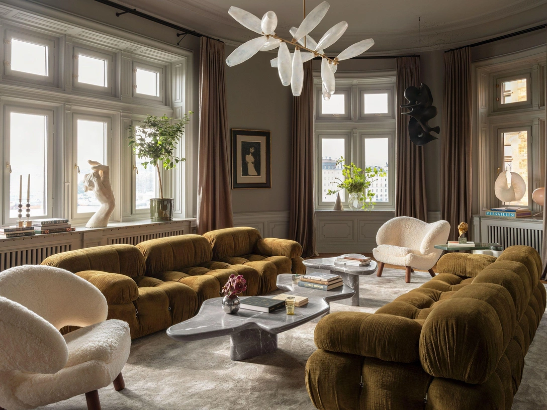 Стокгольмский шик с итальянским акцентом: интерьер, где встречаются три эпохи | Источник: Эрик Левфандер