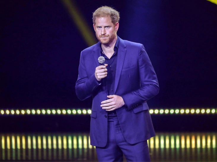 Принц Гарри выступает с финальной речью на «Играх непобежденных», 17 сентября 2023 год