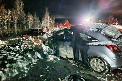 В массовой аварии на Коле пострадали водитель и ребенок