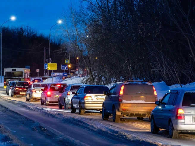 На карте проблемный участок выделен бордовым цветом. | Источник: Ольга Бурлакова / NGS.RU