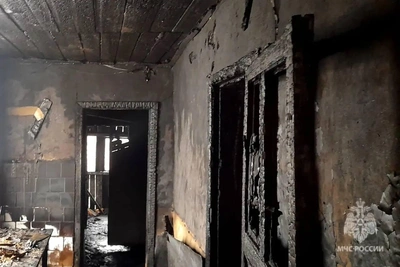 В Лысых Горах при пожаре погиб местный житель