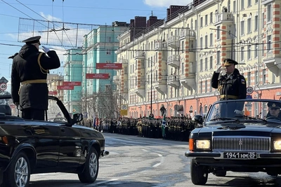 Парад Победы в Мурманске: видео и фото