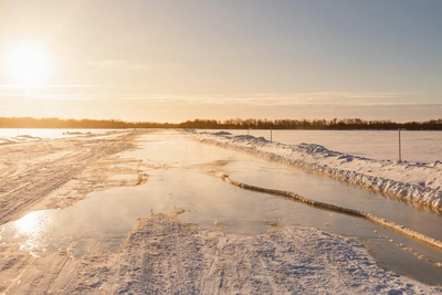 Зимник Хатассы-Павловск теперь выдерживает 20 тонн