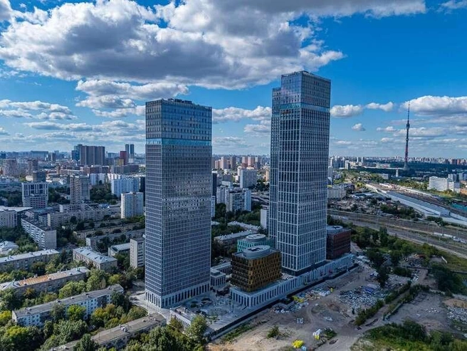 Стройка ЖК MOD в августе 2025 года | Источник: Mr-group.ru