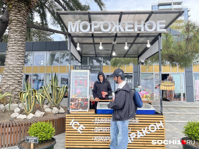 Не до прохладительных напитков и мороженого | Источник: Анна Грицевич / SOCHI1.RU