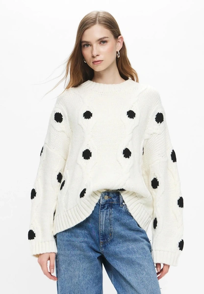 Polka dot остается с нами и этой зимой: где купить «теплый» горошек и как его стилизовать