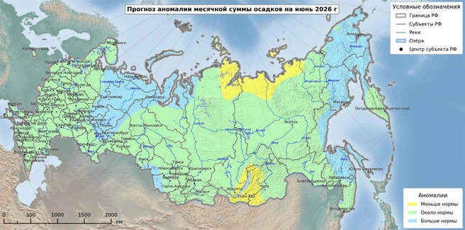 Осадков выпадет достаточное количество | Источник: Гидрометцентр России