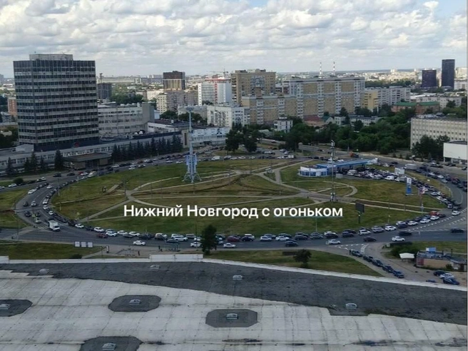 Жители сообщают о диких очередях на АЗС | Источник: «Нижний Новгород с огоньком» / Телеграм