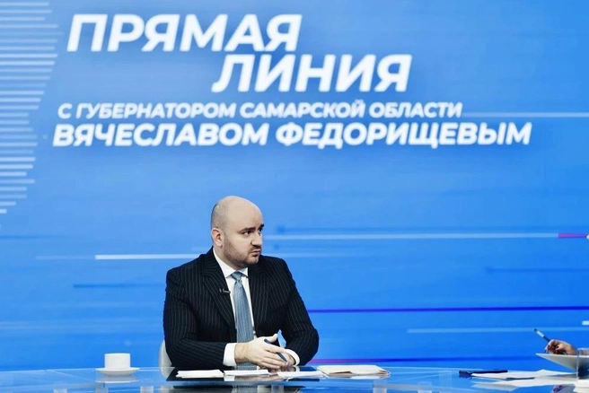 Глава региона находился в студии больше двух часов | Источник: Вячеслав Федорищев / Max.ru