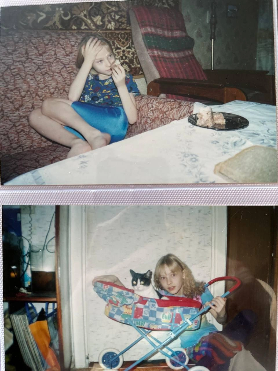 Алена и ее игры с котом | Источник: Missalena92 / tg.com