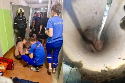 Житель Нижнего Новгорода застрял в мусоропроводе на девятом этаже