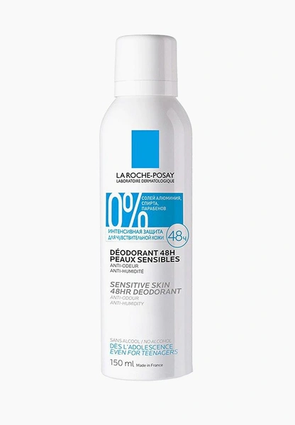 Дезодорант Sensitive Skin 48HR Deodorant, La Roche-Posay