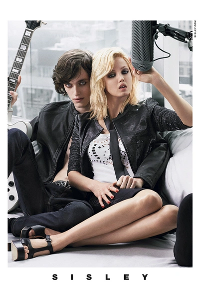 Линдси Виксон (Lindsey Wixson) с Рубеном Рамахером (Reuben Ramacher),Sisley | Источник: архив пресс-служб