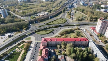 Потом над развязкой построят эстакаду для прямого соединения улиц Окулова и Екатерининской | Источник: проектно-изыскательский институт «Гео-проект»