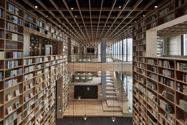 Деревянная библиотека в Ханчжоу (фото 17)