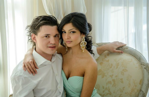 Алексей Кабанов с будущей женой Розалией Коноян