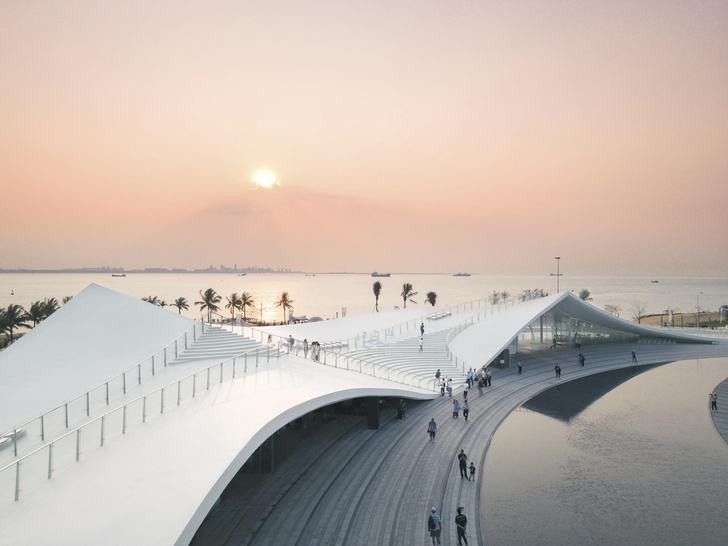 В Китае построили прибрежный павильон по проекту Су Фудзимото