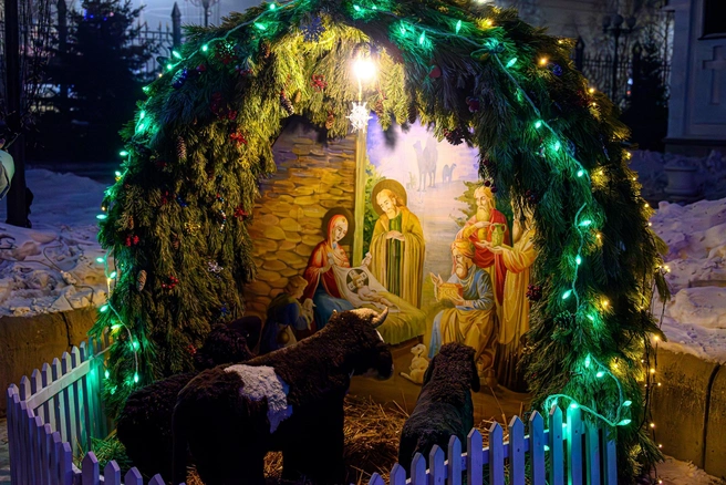 Богослужение на Рождество — особенно торжественное, литургия проходит в ночь на 7 января | Источник: Олег Федоров / CHITA.RU