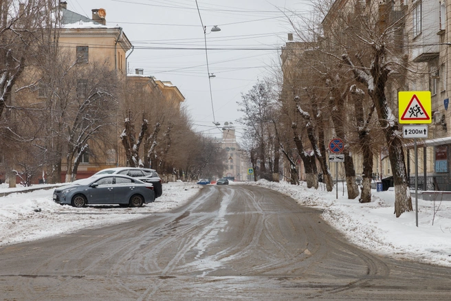 Отключение затронуло улицу Мира в Центральном районе | Источник: Алексей Волхонский / V1.RU