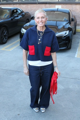 Николь Эггерт и расслабленный деним-шик | marieclaire.ru