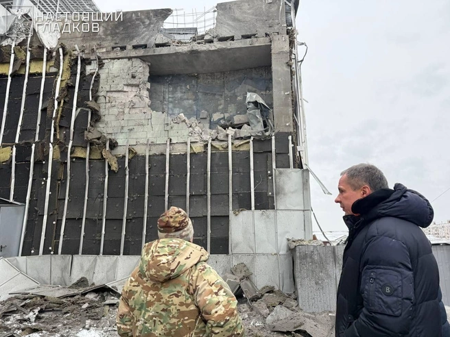Последствия удара еще уточняются | Источник: Настоящий Гладков / Telegram
