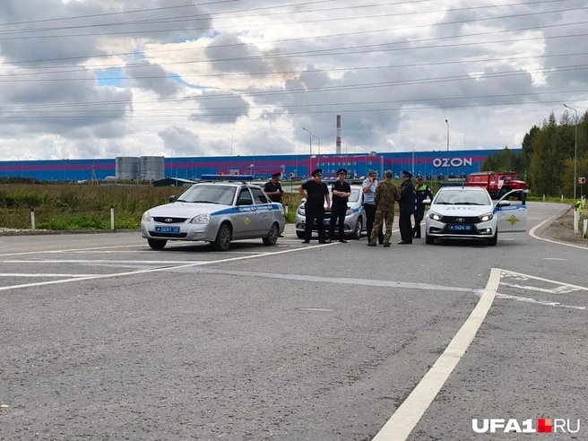 На месте работает полиция | Источник: Булат Салихов / UFA1.RU