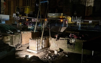 В Брюгге средневековую усыпальницу подвинули из-за строительства новой насосной станции