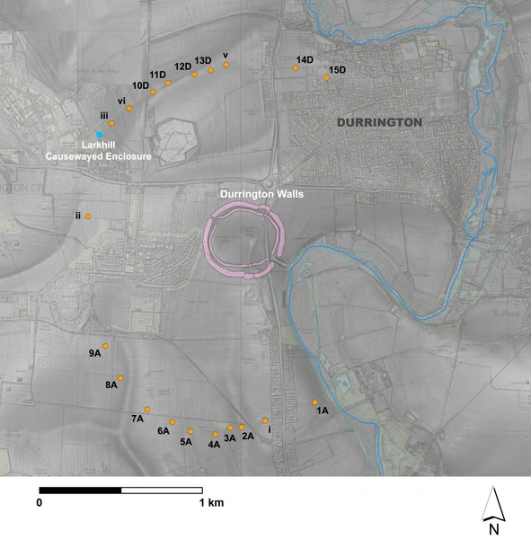 Установлена природа подземного кольца в окрестностях Стоунхенджа | Источник: EDINA Digimap Ordnance Survey Service