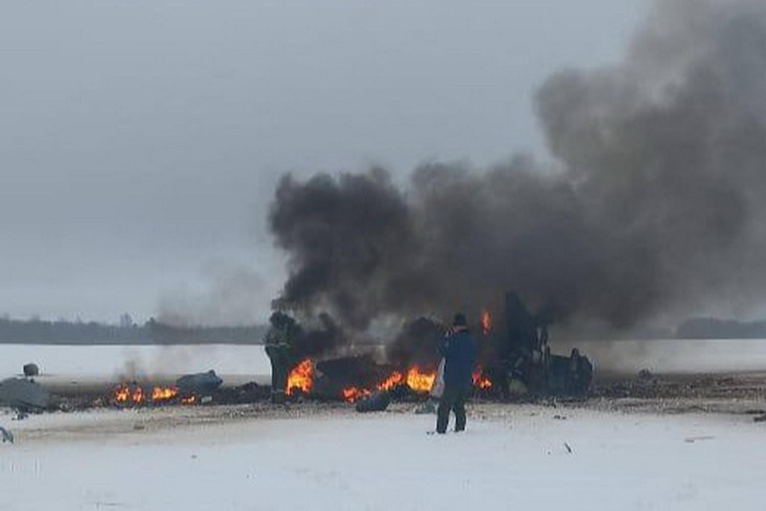 47news: в Ленобласти упал вертолет